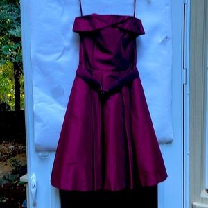 Burgundy evening dress by White House Black Market